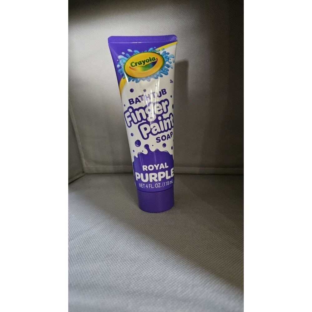 CRAYOLA Bathtub Finger Paint Soap Fun For Kids ~ ROYAL PURPLE 3 fl oz NEW!!!